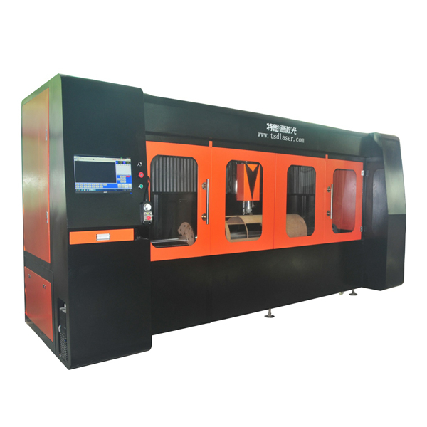 TSD-RC300 Cabeças duplas Máquina de corte rotativa CNC para a fabricação de matriz rotativa 